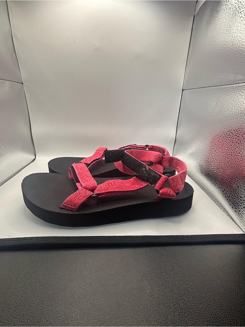Teva Women’s Pink Strap Platform Sandals